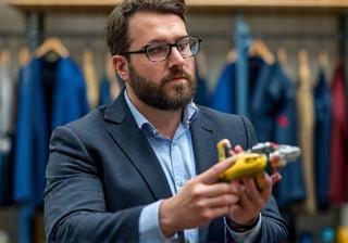 Sports club manager inspecting Apex Series equipment