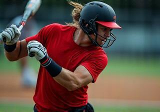 Professional athlete using Apex Series gear